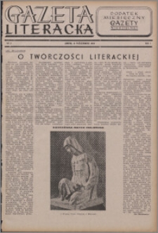 Gazeta Literacka : dodatek miesięczny "Gazety Niedzielnej" 1950, R. 1 nr 2