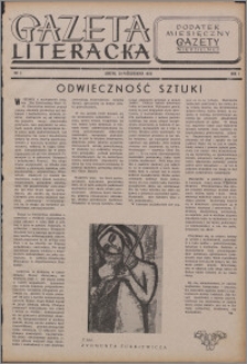 Gazeta Literacka : dodatek miesięczny "Gazety Niedzielnej" 1950, R. 1 nr 3