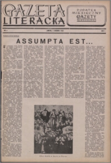 Gazeta Literacka : dodatek miesięczny "Gazety Niedzielnej" 1950, R. 1 nr 4