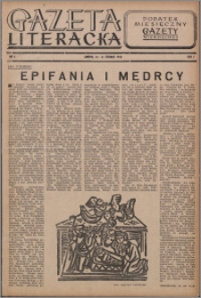 Gazeta Literacka : dodatek miesięczny "Gazety Niedzielnej" 1950, R. 1 nr 5