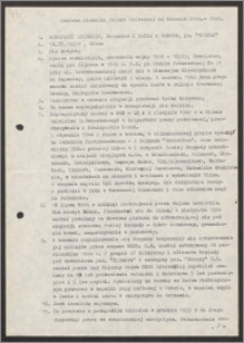 Ankieta do "Słownika Polski Walczącej na Kresach Północno-Wschodnich w II Rzeczypospolitej"