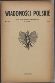 Wiadomości Polskie 1949.05.20, R. 10 nr 14 (413)