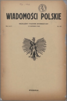 Wiadomości Polskie 1949.06.10, R. 10 nr 16 (415)