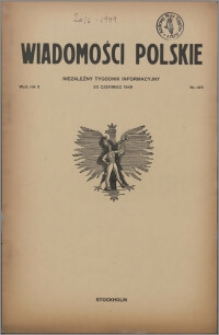 Wiadomości Polskie 1949.06.20, R. 10 nr 17 (416)