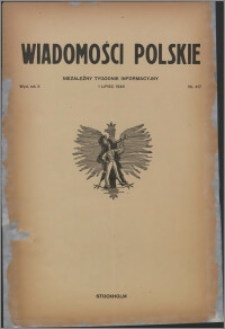 Wiadomości Polskie 1949.07.01, R. 10 nr 18 (417)
