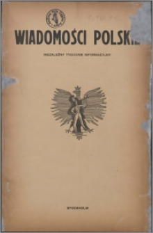 Wiadomości Polskie 1949.10.01, R. 10 nr 24 (423)