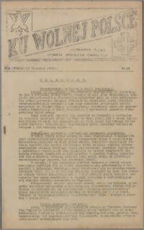 Ku Wolnej Polsce : codzienne pismo Brygady Strzelców Karpackich 1940.09.17, nr 21