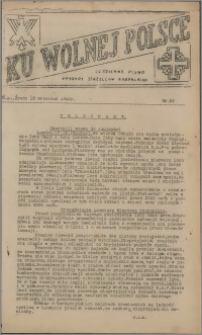 Ku Wolnej Polsce : codzienne pismo Brygady Strzelców Karpackich 1940.09.18, nr 22