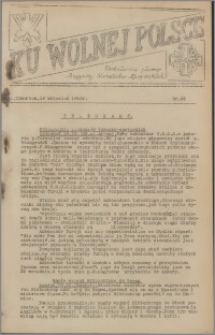 Ku Wolnej Polsce : codzienne pismo Brygady Strzelców Karpackich 1940.09.19, nr 23