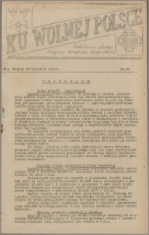 Ku Wolnej Polsce : codzienne pismo Brygady Strzelców Karpackich 1940.09.20, nr 24