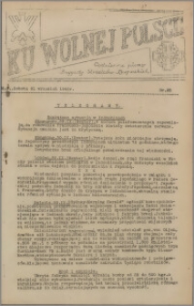 Ku Wolnej Polsce : codzienne pismo Brygady Strzelców Karpackich 1940.09.21, nr 25