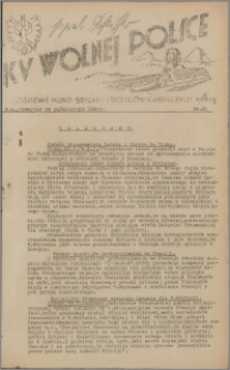 Ku Wolnej Polsce : codzienne pismo Brygady Strzelców Karpackich 1940.10.24, nr 50