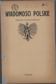 Wiadomości Polskie 1950.12.20, R. 11 nr 463/464