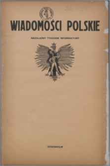 Wiadomości Polskie 1951.01.22, R. 12 nr 466