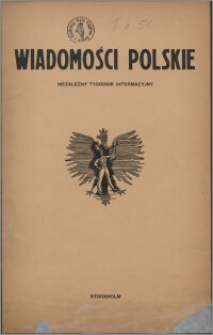 Wiadomości Polskie 1951.06.01, R. 12 nr 475