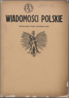Wiadomości Polskie 1952.04.28, R. 13 nr 490/491