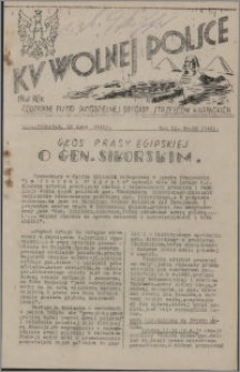 Ku Wolnej Polsce : codzienne pismo Samodzielnej Brygady Strzelców Karpackich 1941.02.13, R. 2 nr 38 (145)