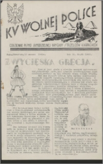 Ku Wolnej Polsce : codzienne pismo Samodzielnej Brygady Strzelców Karpackich 1941.03.13, R. 2 nr 62 (169)