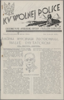 Ku Wolnej Polsce : codzienne pismo Samodzielnej Brygady Strzelców Karpackich 1941.03.17, R. 2 nr 65 (172)