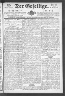 Der Gesellige : Graudenzer Zeitung 1891.01.28, Jg. 65, No. 23