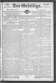 Der Gesellige : Graudenzer Zeitung 1891.02.03, Jg. 65, No. 28
