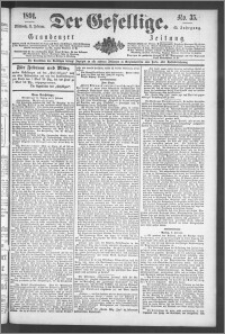 Der Gesellige : Graudenzer Zeitung 1891.02.11, Jg. 65, No. 35