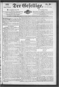 Der Gesellige : Graudenzer Zeitung 1891.02.27, Jg. 65, No. 49