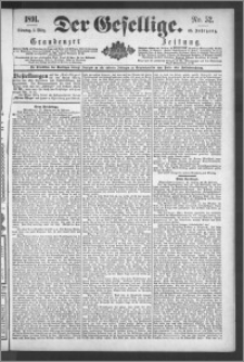 Der Gesellige : Graudenzer Zeitung 1891.03.03, Jg. 65, No. 52