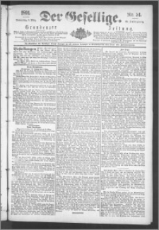 Der Gesellige : Graudenzer Zeitung 1891.03.05, Jg. 65, No. 54