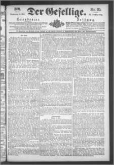 Der Gesellige : Graudenzer Zeitung 1891.05.21, Jg. 65, No. 115
