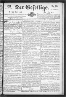 Der Gesellige : Graudenzer Zeitung 1891.06.18, Jg. 65, No. 139