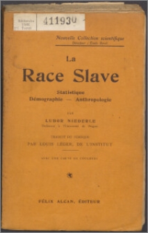 La race slave : statistique, démographie, anthropologie