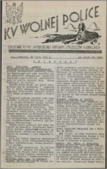 Ku Wolnej Polsce : codzienne pismo Samodzielnej Brygady Strzelców Karpackich 1941.07.24, R. 2 nr 176 (282)