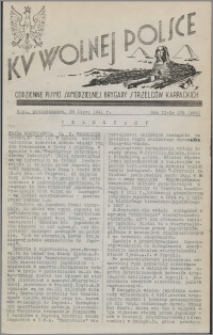 Ku Wolnej Polsce : codzienne pismo Samodzielnej Brygady Strzelców Karpackich 1941.07.28, R. 2 nr 179 (285)