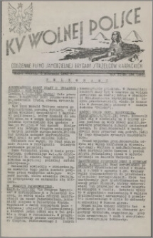 Ku Wolnej Polsce : codzienne pismo Samodzielnej Brygady Strzelców Karpackich 1941.08.05, R. 2 nr 186 (292)