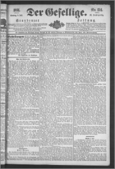 Der Gesellige : Graudenzer Zeitung 1891.07.05, Jg. 65, No. 154