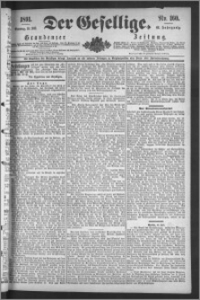 Der Gesellige : Graudenzer Zeitung 1891.07.12, Jg. 66, No. 160