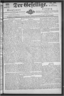 Der Gesellige : Graudenzer Zeitung 1891.07.19, Jg. 66, No. 166