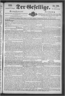 Der Gesellige : Graudenzer Zeitung 1891.08.29, Jg. 66, No. 201