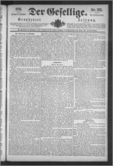 Der Gesellige : Graudenzer Zeitung 1891.09.11, Jg. 66, No. 212