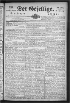 Der Gesellige : Graudenzer Zeitung 1891.11.11, Jg. 66, No. 264