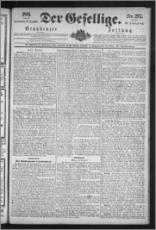 Der Gesellige : Graudenzer Zeitung 1891.12.17, Jg. 66, No. 295