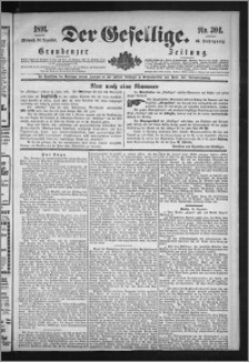 Der Gesellige : Graudenzer Zeitung 1891.12.30, Jg. 66, No. 304