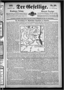 Der Gesellige : Graudenzer Zeitung 1892.07.12, Jg. 67, No. 160
