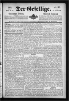 Der Gesellige : Graudenzer Zeitung 1892.07.29, Jg. 67, No. 175