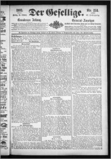 Der Gesellige : Graudenzer Zeitung 1892.10.28, Jg. 67, No. 253