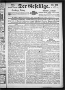 Der Gesellige : Graudenzer Zeitung 1892.12.15, Jg. 67, No. 294