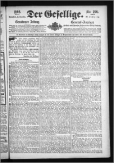 Der Gesellige : Graudenzer Zeitung 1892.12.17, Jg. 67, No. 296