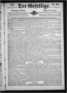 Der Gesellige : Graudenzer Zeitung 1892.12.24, Jg. 67, No. 302