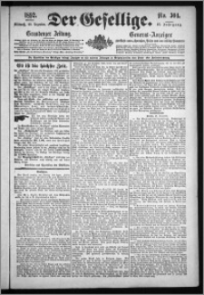 Der Gesellige : Graudenzer Zeitung 1892.12.28, Jg. 67, No. 304